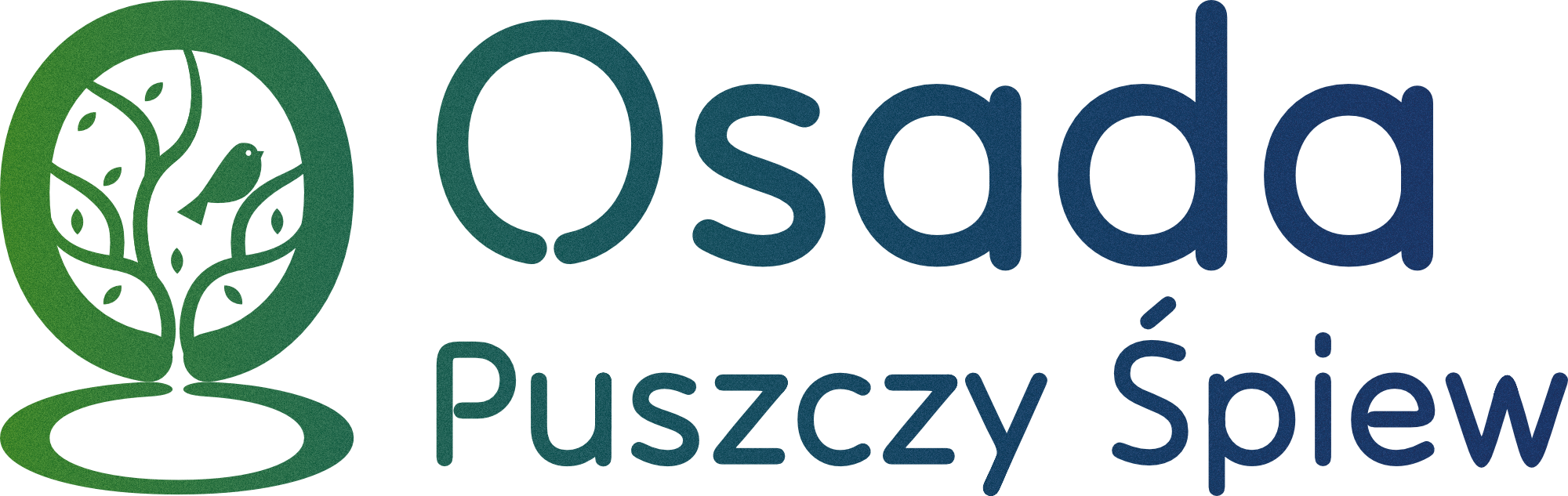 Logo poziome Osady Puszczy Śpiew